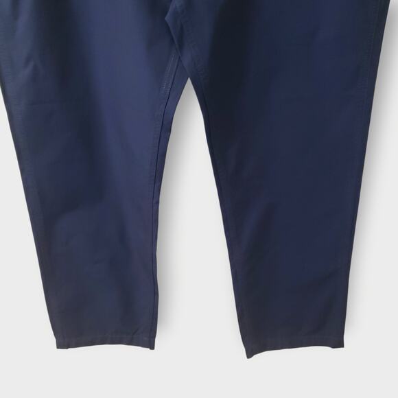 NWT Peter Christian Navy Blue Drawstring Waist Ripstop Pant Organic Cotton 46x30 - Picture 3 of 14